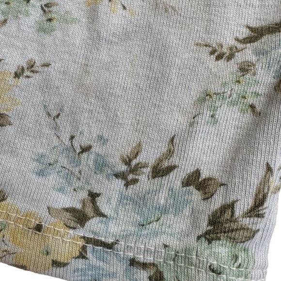 VTG Milk and Honey Blue Floral Set 2PC long Sleeve Top Pants 4T - Picture 3 of 6